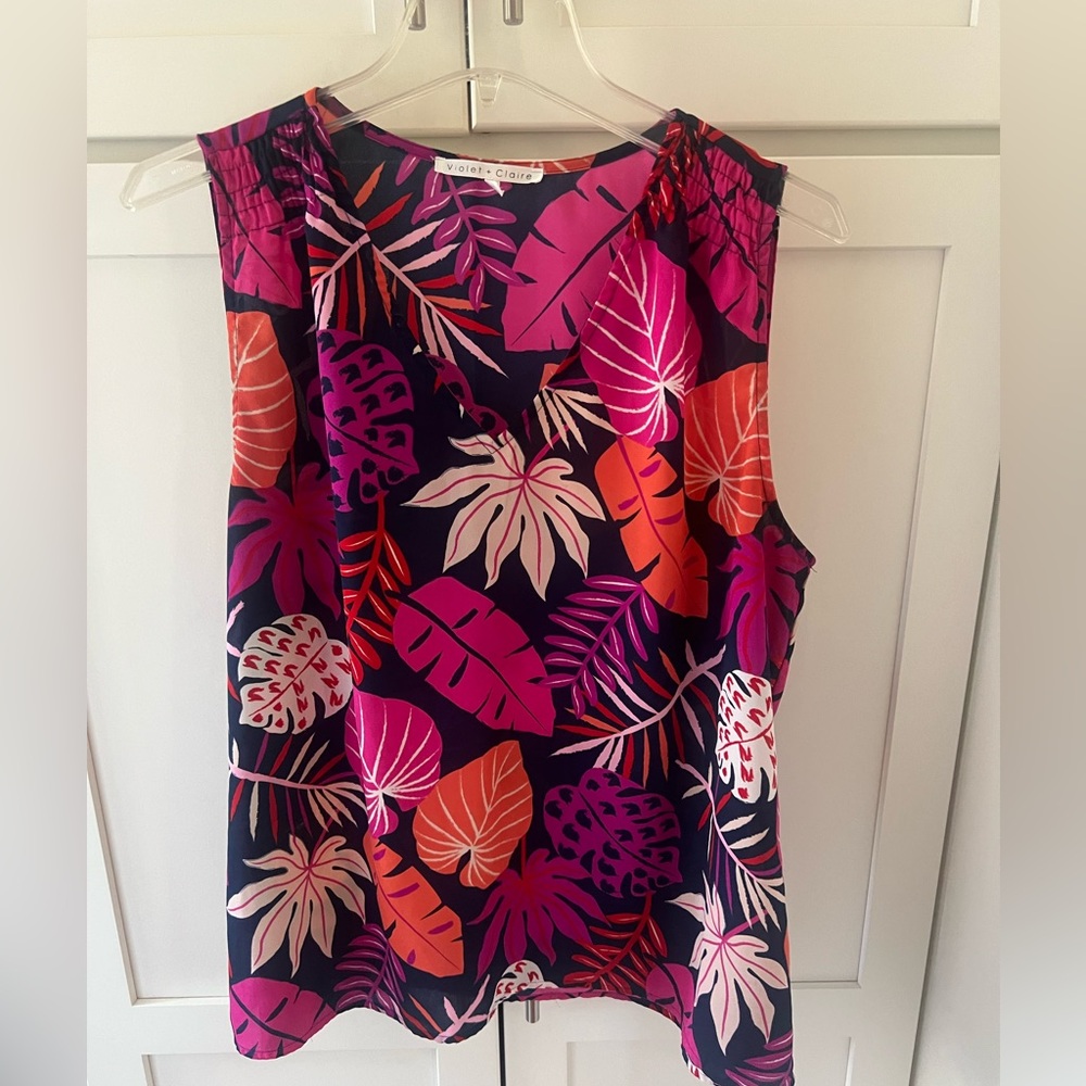 Violet and Claire XL Bright Colored Sleeveless Tank Top